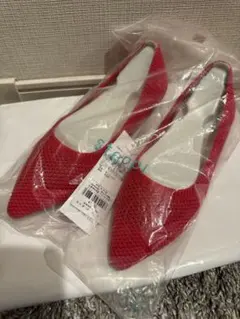 【新品未使用】steppi【洗える/撥水】ポインテッド メッシュ パンプス