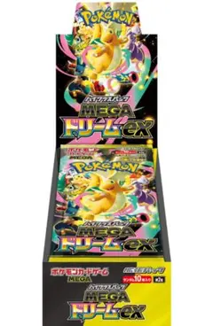 ポケモンカードシュリンク付きMEGAハイクラスパック ドリーム ex 1box