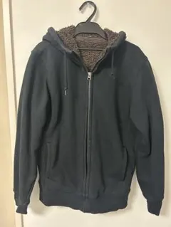 UNIQLO フリース裏地付きパーカー ネイビー