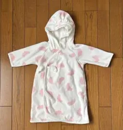 【Combi mini】フード付きベビーおくるみ ポンチョ