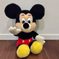 ミッキーマウス ぬいぐるみ 約30cm　レトロ