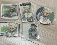Dr.STONE くじ引き堂 アクリル D賞 缶バッジ 石神千空 5点セット