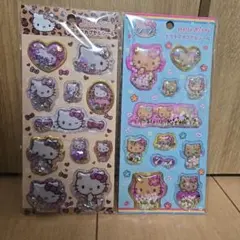 ハローキティキラキラカプセルシール 2枚セットのサムネイル