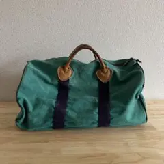 サイズ希少　80's L.L.BEAN レザーハンドル　ボストンバッグ