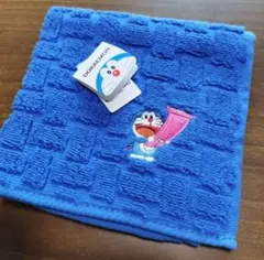 ドラえもん タオルハンカチ 青
