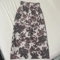 新品未使用　プロポーションボディドレッシング　花柄タイトスカート PXSサイズ