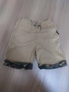 branshes 半ズボン 110cm ベージュ・ネイビー　2点