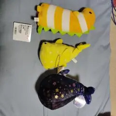 海の生き物 3種 ぬいぐるみセット