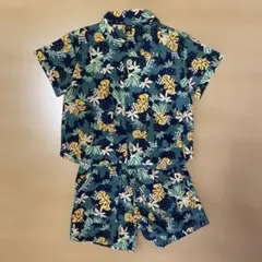 moimolnフローラル柄 半袖セットアップ 110cm