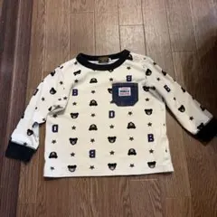 ミキハウス DOUBLE.B ワッフル 長袖Tシャツ ロンT 90のサムネイル
