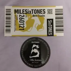 SixTONES ベストアルバム　特典　ステッカー2枚セット
