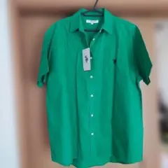【新品】U.S. POLO ASSN. 半袖シャツ グリーン F(M~L)