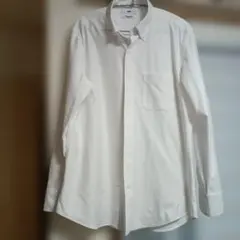 UNIQLOスーパーノンアイロンジャージースリムシャツLサイズ/ホワイト