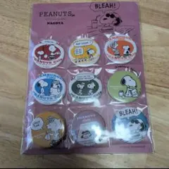 PEANUTS Cafe 缶バッジ コンプリートセット✕5 - メルカリ