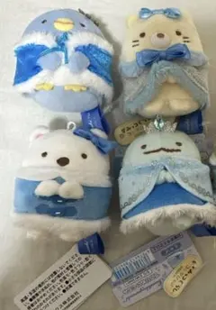【商品】＊じんべえさん　てのりぬいぐるみ（あこやさんとパール兄弟）1点 じんべえさん てのりぬいぐるみ あこやさんとパール兄弟 すみっコ