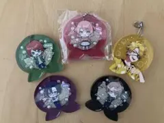 カラフルピーチ　アクリルキーホルダー　5個セット