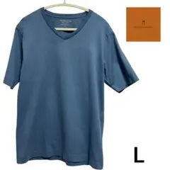 【美品】 UNITED ARROWS 半袖Tシャツ ブルー Lサイズ