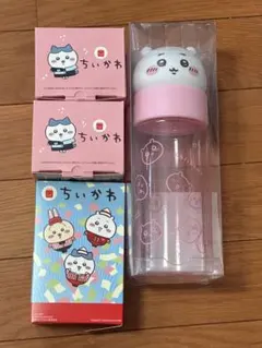 ちいかわ マクドナルド ハッピーセット3種 お顔マイボトル