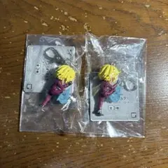 ワンピースフィギュアキーホルダー サンジ 2体セット