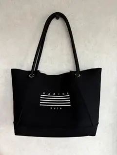 MUTA MARINE ムータマリン トートバッグ　ブラック　新品 muta MARINE ムータ ポケットトートバッグ (Mサイズ