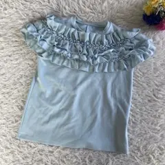 TREFLE＋1 トレフルプラスワン　ブーケ　Tシャツ　ブルーのサムネイル