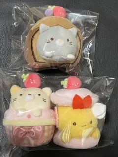 すみっコぐらし　ねこのきょうだいとお菓子屋さん　　てのりぬいぐるみ　えびふらい
