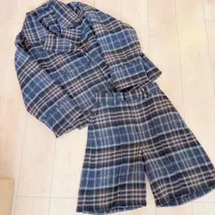 レイジブルー　美品　チェック　セットアップ フリーサイズ ジャケット ズボン