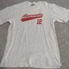 Abercrombie & Fitch グレー Tシャツ L