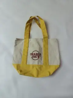 TRADER JOE’S ミニトートバッグ　黄色