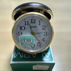 ORIENT トラベルウォッチ　アラームクロック　黒