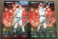 カルビー プロ野球チップス プロスピA 西武 2枚セット平良 ネビン