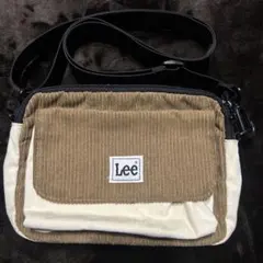 Lee ショルダーバッグ ブラウン/クリーム