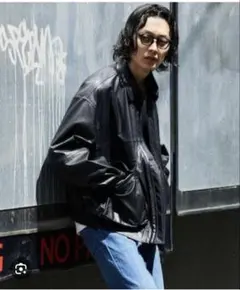 FREAK'S STORE ブラックレザージャケット