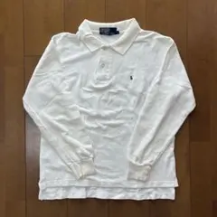 Polo by Ralph Lauren 長袖ポロシャツ L ホワイト