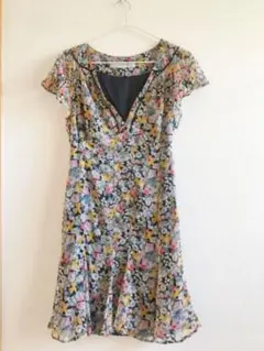 ZARA BASIC 花柄 ワンピース S 花柄ワンピース