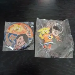 清水エスパルス☆缶バッジ&アクリルキーホルダー☆監物拓歩選手