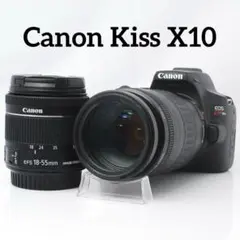 Canon Kiss X10 4K動画対応 野鳥や運動会に最適望遠セット バッグ