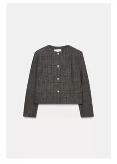 ［専用］ZARA チェック柄 ショートブレザー　XS