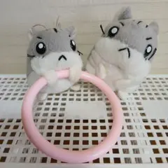 ハムスター倶楽部　えんどーくん　ぬいぐるみマスコット　タオルハンガー　小物入れ ハムスター倶楽部 えんどーくん ぬいぐるみマスコット タオルハンガー