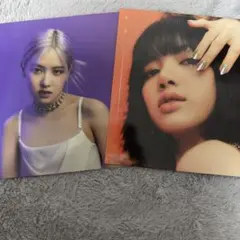 BLACKPINK THE ALBUM ROSÉ & LISAカード