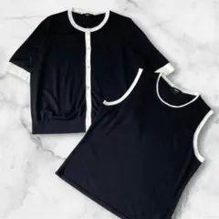 24ss Theory セオリー　アンサンブル　カーディガン　ニット　M