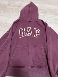 北*川様 00s oldgap フェード 短丈 レア ブラウン ロゴ ジップパー