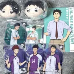 ハイキュー 国見英 岩泉一 牛島若利 天童覚 山形隼人 もちもちマスコットカード