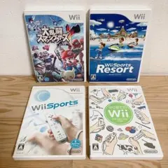 【Wiiソフト】4本セット 32 スマブラ リゾート スポーツ はじめてのWii