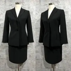 美品　SOIRBENIR　セットアップ　高級喪服礼服　ブラックフォーマル　7号