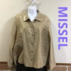 大特価❤️ミゼールby ジュニアー素敵♡膨れ織加工ブラウスジャケット大きいサ…