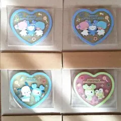 TWICE LOVELYS × SANRIO クリアラバーコースター 4枚