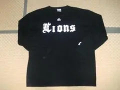復刻　西鉄　埼玉西武ライオンズ　ロンTシャツ　XLサイズ　マジェスティックのサムネイル