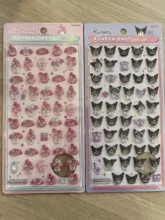【正規品】ボンボンドロップシールminiマイメロクロミ　2枚セット