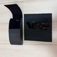 極美品✨プラダ PRADA SPR19W ブラック サングラス スクエア メンズ 
